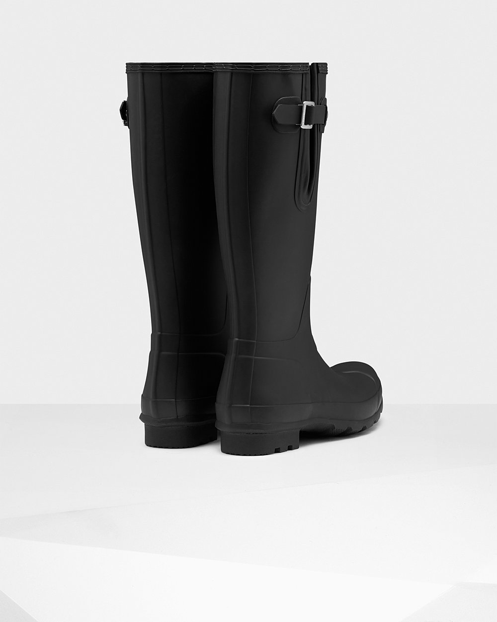 Mens Hunter Original Side Adjustable - Tall Rain Boots Black - 8296-HIWCO